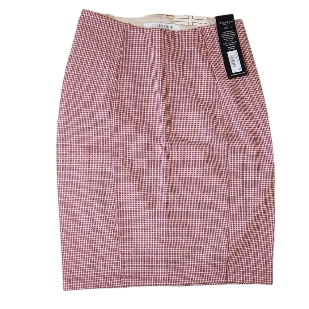 Liverpool Pencil Skirt Size 0/25 Petite Sweet Berry